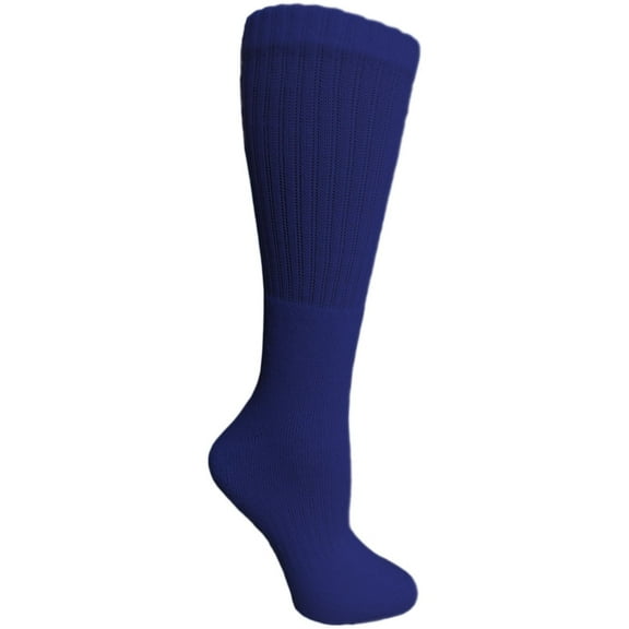 Womens Wholesale Cotton Winter Crew Socks - Navy Sport Casual Socks For Women - 9-11 - 12 Pack