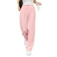 thumbnail image 1 of Womens Wide Leg Dress Pants High Waisted Work Business Casual Long Trousers With Pockets Womens Pants Casual Work Wide Leg Loose Casual Pants for Women plus Size Dress Pants for Women Business Casual, 1 of 8