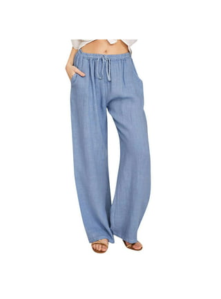 DxhmoneyHX Women’s Flare Pants High Waisted Casual Printed Pants Wide Leg  Pants Bell Bottom Long Pants
