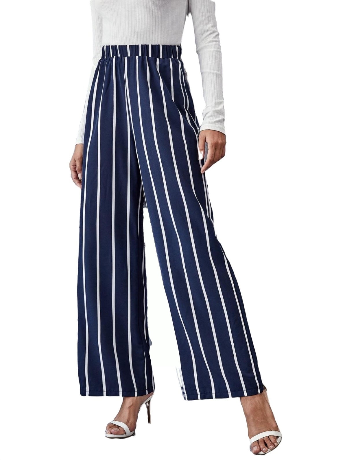 Wide leg pants 2024 black and white