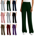 thumbnail image 1 of Womens Wide Leg Pants High Waisted Business Casual Work Trousers Dressy Pants with Pockets for Beach Vacation Size S-2XL, 1 of 8
