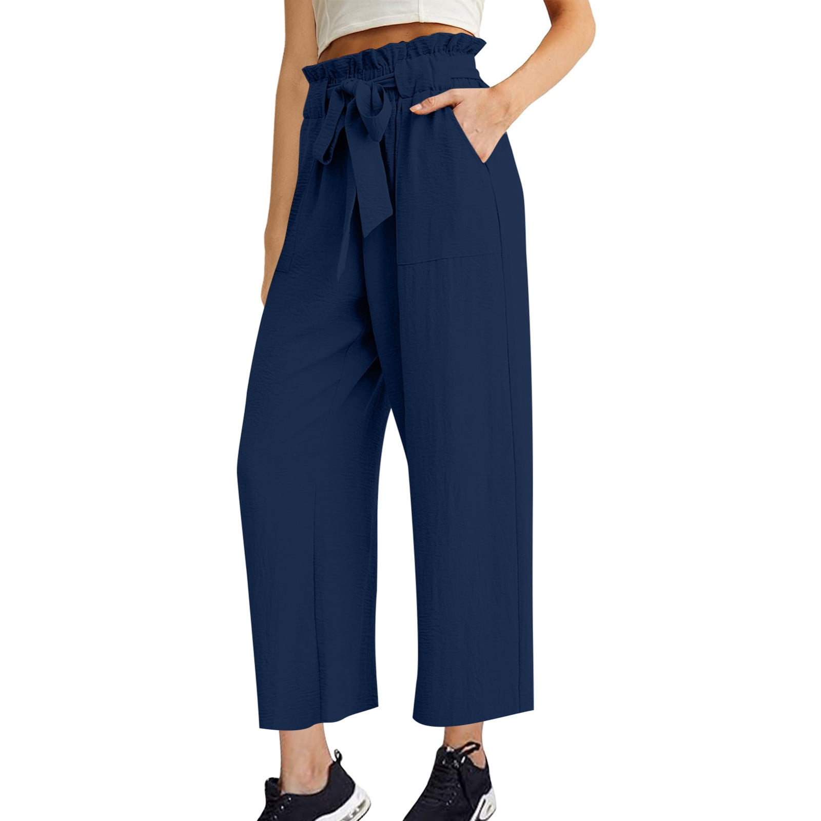 Wide Leg Pants with Pockets