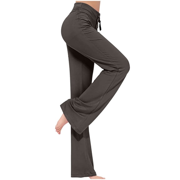 Womens Wide Leg Sweatpants Camo Cargo Pants for Women Womens Wide Leg Sweatpants Straight Leg Scrub Pants for Women Casual Work Pants Women Women Cargo Pants with Pockets Dark Gray L