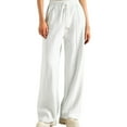 thumbnail image 1 of Womens Wide Leg Sweatpants Womens Casual Pants High Waist Sweatpants Elastic Waist With Drawstring Sweat Pants Women Grey XXL, 1 of 4