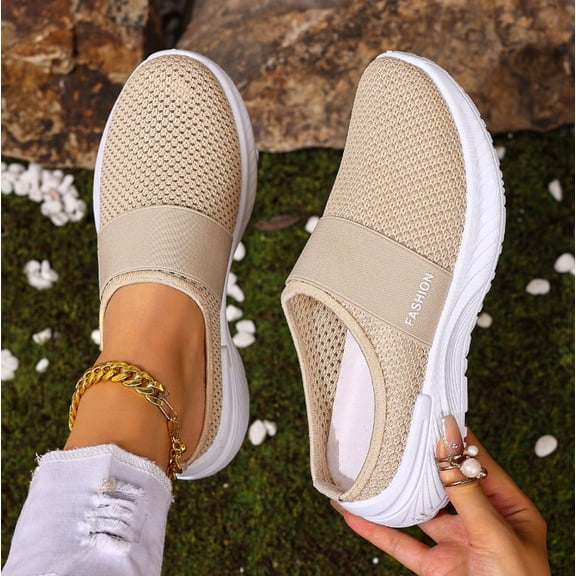 Womens Wide Slippers Diabetic Mules Slip on House Slipper Clogs Breathable Comfortable Barefoot Walking Slipper