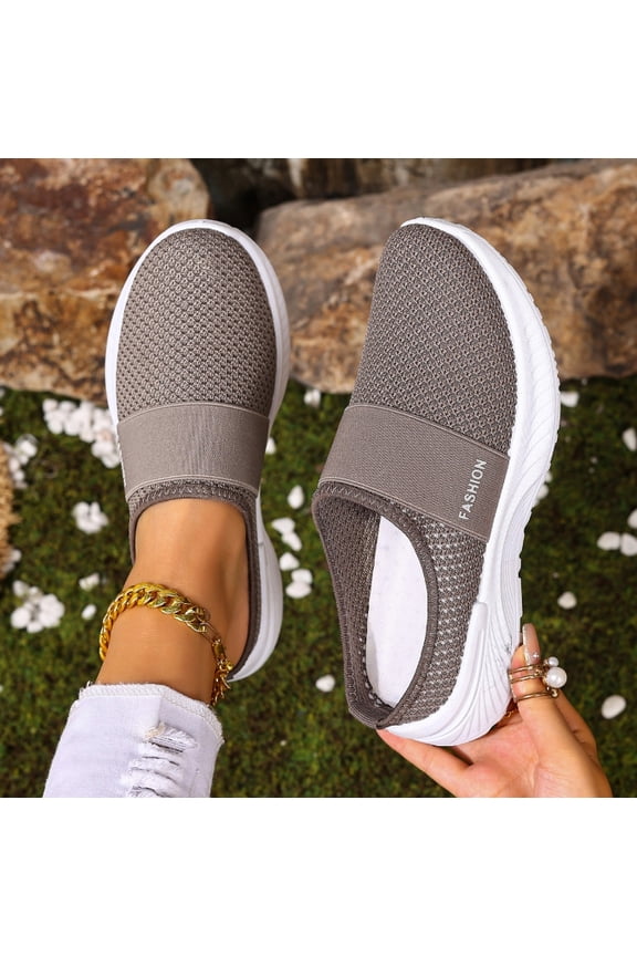 Womens Wide Slippers Diabetic Mules Slip on House Slipper Clogs Breathable Comfortable Barefoot Walking Slipper