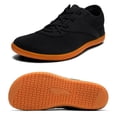 thumbnail image 1 of Womens Wide Width Barefoot Shoes Minimalist Walking Shoes Zero Drop Tennis Shoes Breathable Fashion Sneakers 8 Wide,Black, 1 of 7