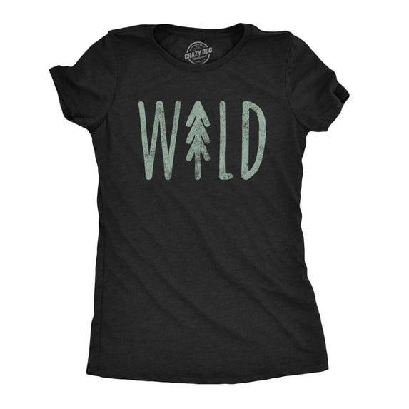 Womens Wild T shirt Cute Vacation Adventure Camping Hiking Vintage Graphic Tee Womens Graphic Tees