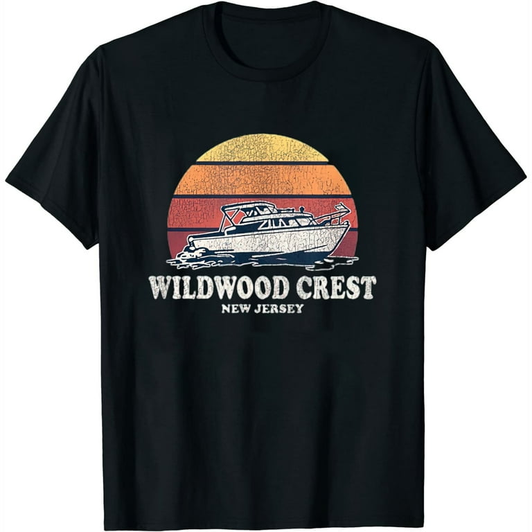 Black Boat by Retro Boater Unisex Jersey Short Sleeve Tee Black Boat by Retro Boater Unisex Jersey Short Sleeve Tee
