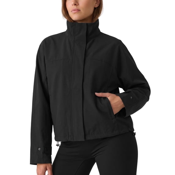 Womens Windbreaker Jacket Stand Collar Casual Lightweight Jackets Fall Winter Bomber Outerwear