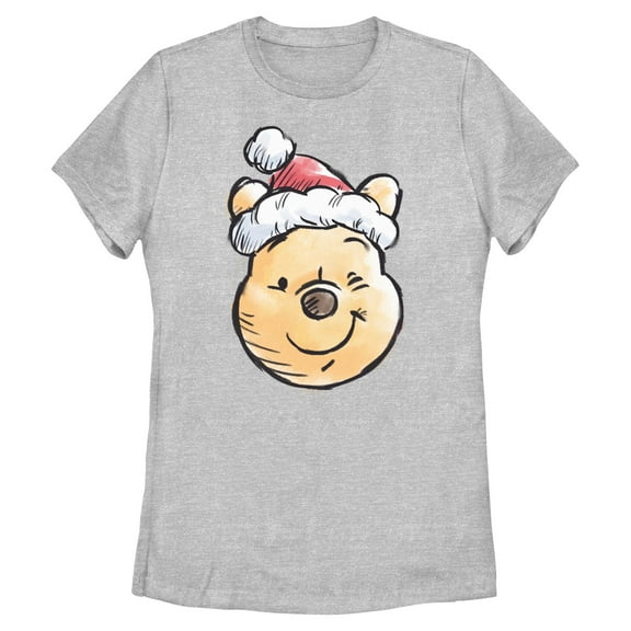 Womens Winnie the Pooh Adorable Wink Portrait T Shirt
