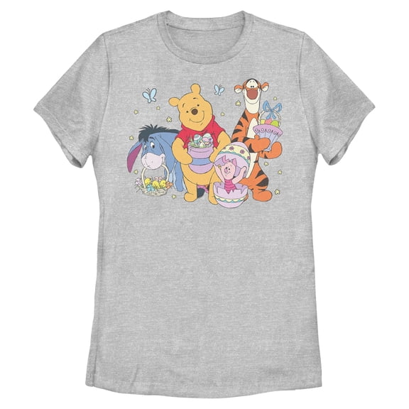 Womens Winnie the Pooh Easter Egg Hunt and Friend T Shirt