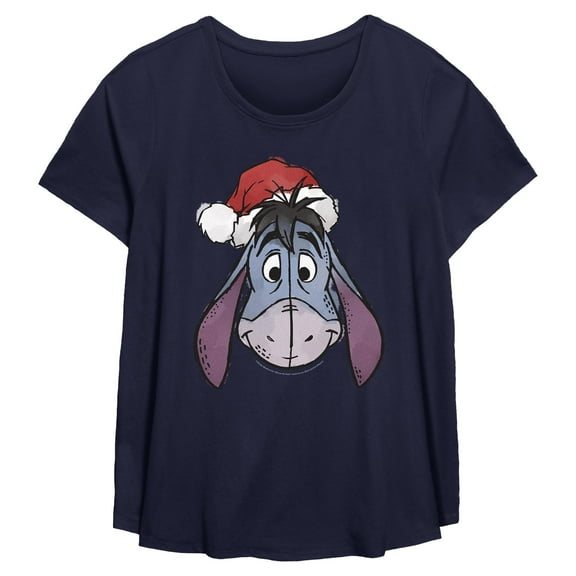 Womens Winnie the Pooh Santa Eeyore T Shirt