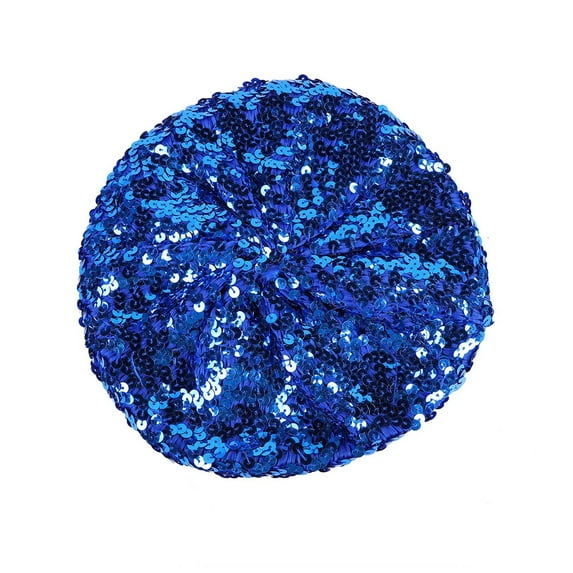 Womens Winter Beret Hats Fashion Sparkling Sequins Colorful Cap Nightclub Dress Caps Berets Hat