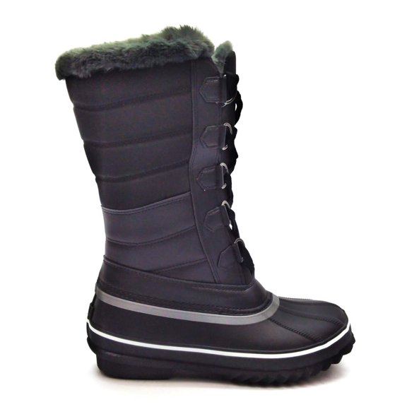 Womens Winter Boots JBU By Jambu Sabine Water Resistant Snow Boots Black 8 New