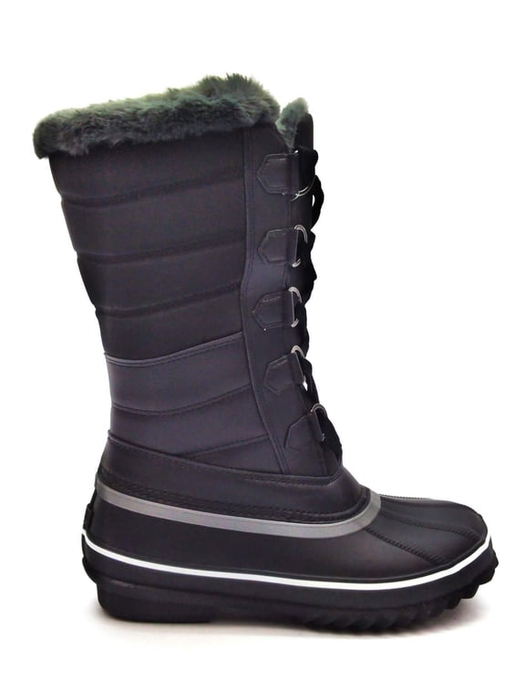 Womens Winter Boots JBU By Jambu Sabine Water Resistant Snow Boots Black 8 New