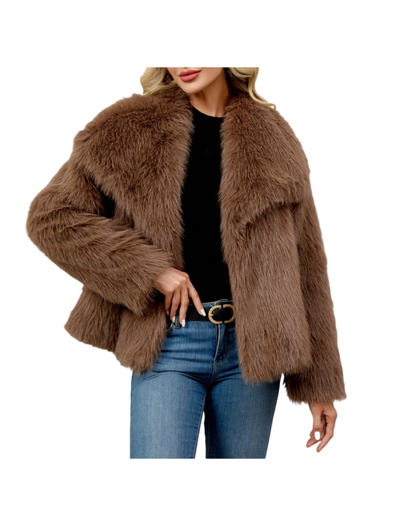 Womens Winter Caots Ladies Warm Fashion Coat Jacket Winter Solid Turn Down Collar Outerwear