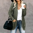 thumbnail image 1 of Womens Winter Cardigan Usmixi Sweater Cardigan for Women Casual Solid Loose Long Sleeve Pocket Outwear Tops Cozy Knitted Open Front Sweater Coats 2023 Coats, 1 of 5