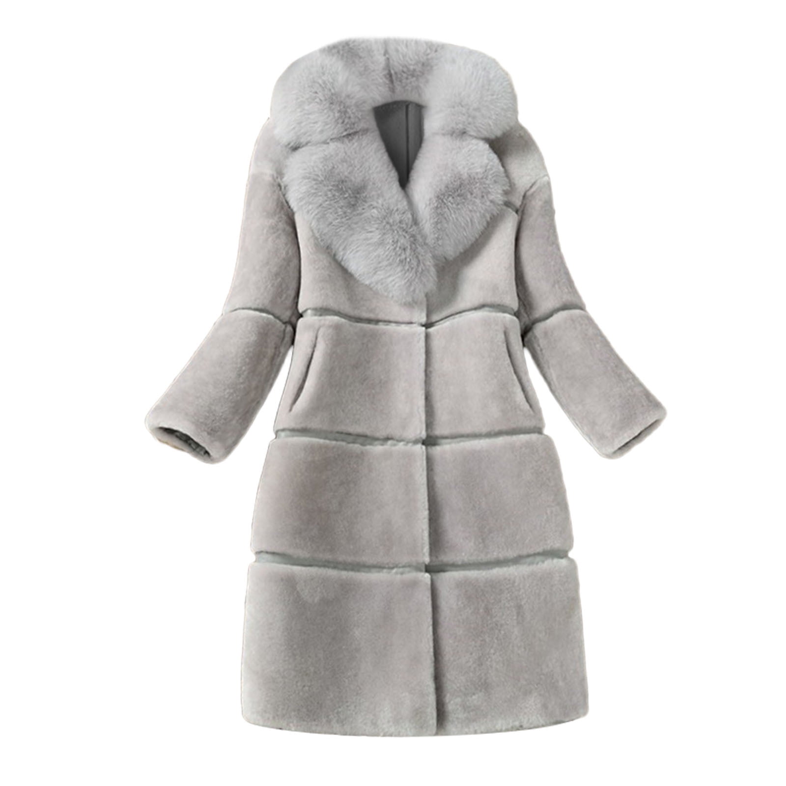 Womens Winter Coats Elegant Thick Warm Fashion Outerwear Long Jacket ...