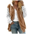 thumbnail image 1 of Womens Winter Coats Plus Size Warm Overcoats Zipper Hooded Puffer Jacket Casual Warm Parkas Thick Plus Size Outwear, 1 of 4