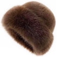 thumbnail image 1 of Womens Winter Faux Fur Bucket Hat, Fur Hat For Women & Warm Faux Mink Plush Design, Fluffy Fisherman Fuzzy Bucket Hat for Cold Weather Protection, 1 of 11