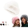 thumbnail image 1 of Womens Winter Faux Fur Bucket Hat, Warm Faux Mink Plush Hat,Fluffy Fisherman Fuzzy Bucket Hat,Fur hat for Women, 1 of 8