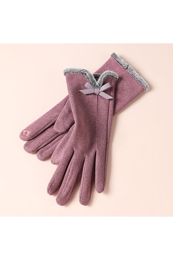 Womens Winter Gloves New Reflective Zipper Gloves Thick Warm Windproof Men and Women Cycling Driving Car Skiing Outdoor Gloves Style B-151 Purple One Size