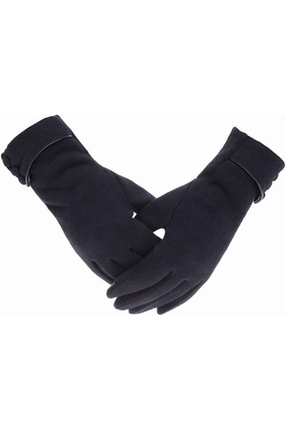 Womens Winter Gloves Touch Screen Warm Fleece Lined Thick Thermal Windproof Ladies Snow Gloves for Cold Weather