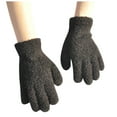 thumbnail image 1 of Womens Winter Gloves Winter Clothes for Women Men's And Women's Winter Thick Warm And Cold Knitted Solid Color Velvet Gloves, 1 of 2