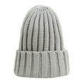 thumbnail image 1 of Womens Winter Hat Cold Weather Gear Winter Hats for Men Women Soft Warm Knit Hat Ski Stocking Cap, 1 of 3