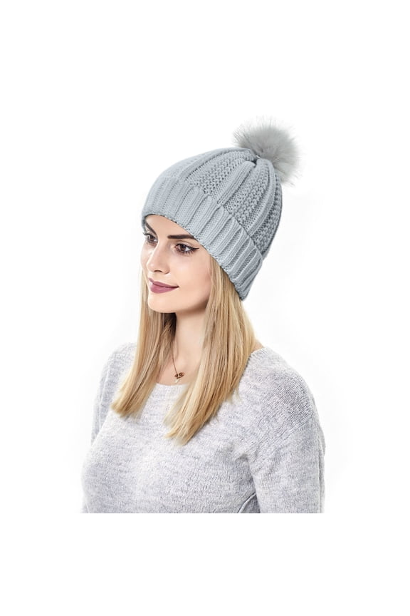 Womens Winter Hat Cold Weather Gear Winter for Women Winter Hats Soft Knit Hat With Warm Knitted Snow Cap