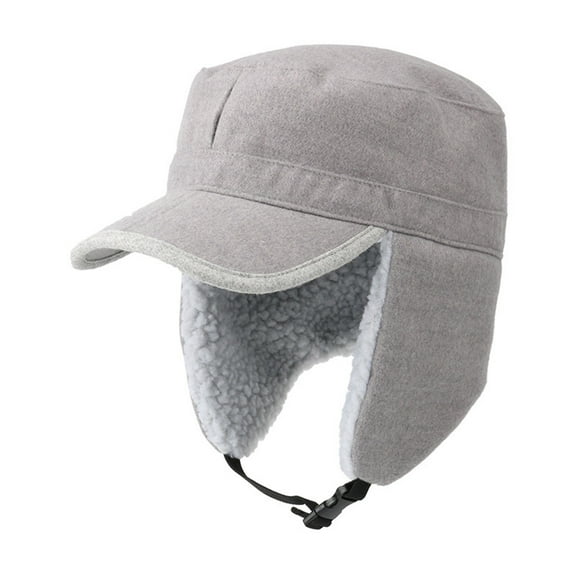 Womens Winter Hat Mens Hats Outdoor Cycling Cap for Men Lamb Wool Hat