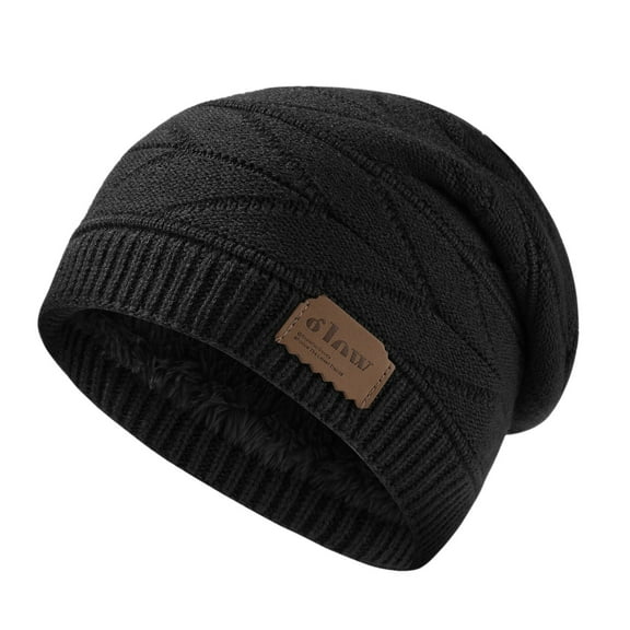 Womens Winter Hat Winter Hat Men And Women Hats Woolen Hats Outdoor Warm Hats Cold Proof Plus Velvet Thickened Knitted Hats