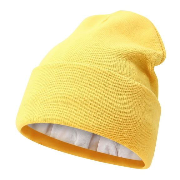 Womens Winter Hat Winter Hat Women Fashion Solid All Autumn And Winter Knitted Warm Woolen Hat