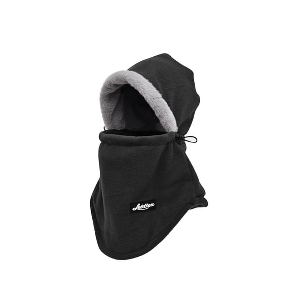 Womens Winter Hats One Piece Slouchy Fleece Beanie Hat Thick Warm Mask Hooded Balaclava Cold Weather Cute Comfort Cap