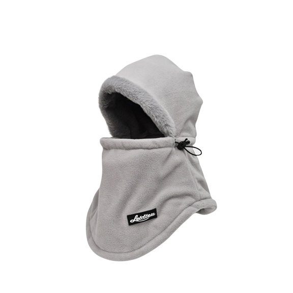Womens Winter Hats One Piece Slouchy Fleece Beanie Hat Thick Warm Mask Hooded Balaclava Cold Weather Cute Comfort Cap