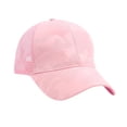 thumbnail image 1 of Womens Winter Hats Unisex Camouflage Breathable Beach Sun Baseball Cap Hats for Women Men Pink One Size, 1 of 5