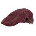 thumbnail image 1 of Womens Winter Hats Unisex Washable Breathable Striped Cap British Retro forward Hat Hats for Women Men Red One Size, 1 of 4