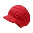 thumbnail image 1 of Womens Winter Hats Warm Knit Hat Slouchy Beanie * Brim with M4V0 L3R9, 1 of 1