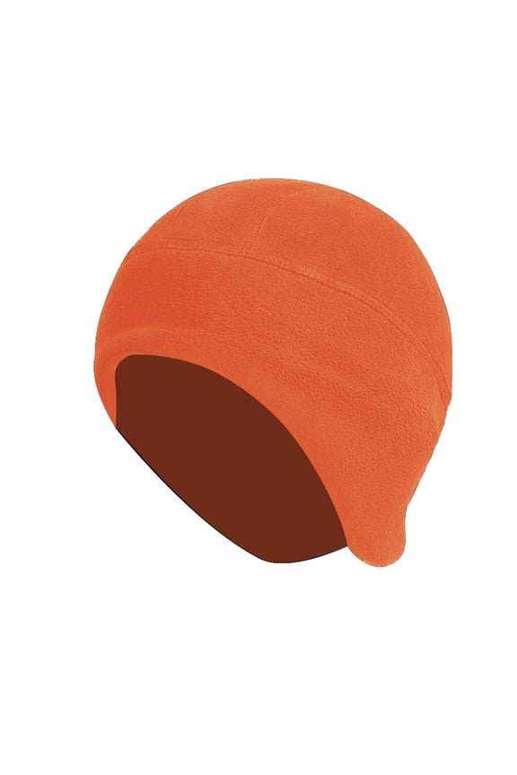 Womens Winter Hats Winter Thermal Windproof Cycling Baseball Caps Ear Cover for Outdoor Sports Climbing Skiing Hats for Women Men Orange One Size