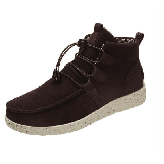 Womens Winter Laced-Front Ankle Boots,Warm Casual Fashion Comfortable Shoes