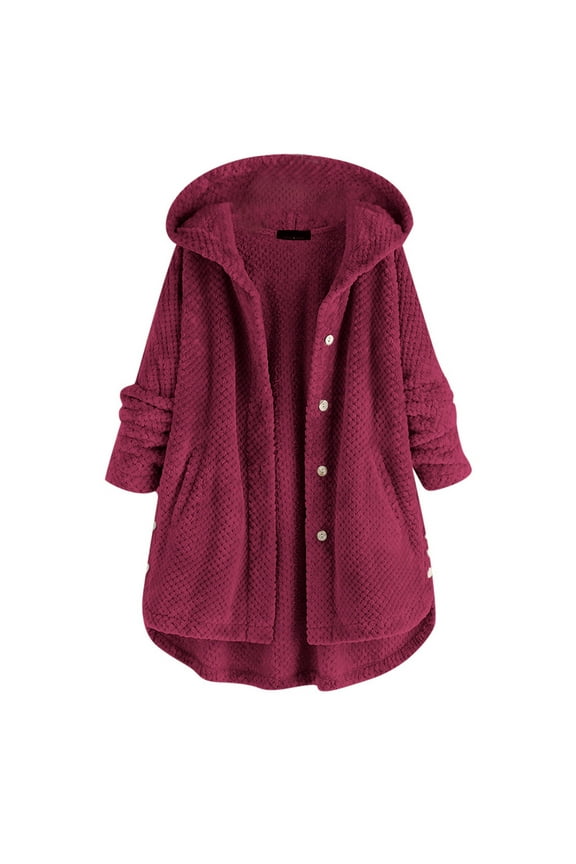Womens Winter Parka Jackets Fleece Lined Rain Jacket for Women Long Sleeve Warm Coat Fashion Open Front Soft Warm Coat Outerwear Chaquetas de Mujer Casual Elegantes para Frio