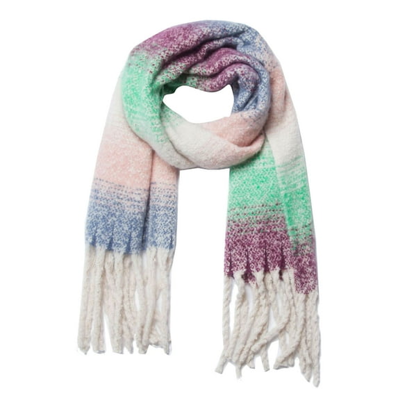 Womens Winter Scarves, Duoif Large Scarf Women's Long Striped Blanket Chunky Oversized Winter Fall Warm Scarf Big Scarves Wrap Shawl Scarf for Women I