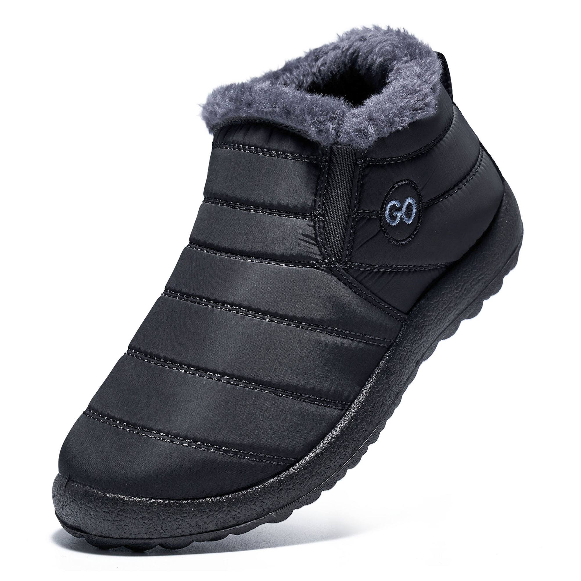 Womens Winter Snow Boots Faux Fur Lined Warm Ankle Boots Waterproof