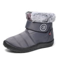 thumbnail image 1 of Womens Winter Snow Boots Faux Fur Lined Warm Waterproof Ankle Boots, 1 of 10