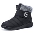 thumbnail image 1 of Womens Winter Snow Boots Faux Fur Lined Warm Waterproof Ankle Boots, 1 of 12