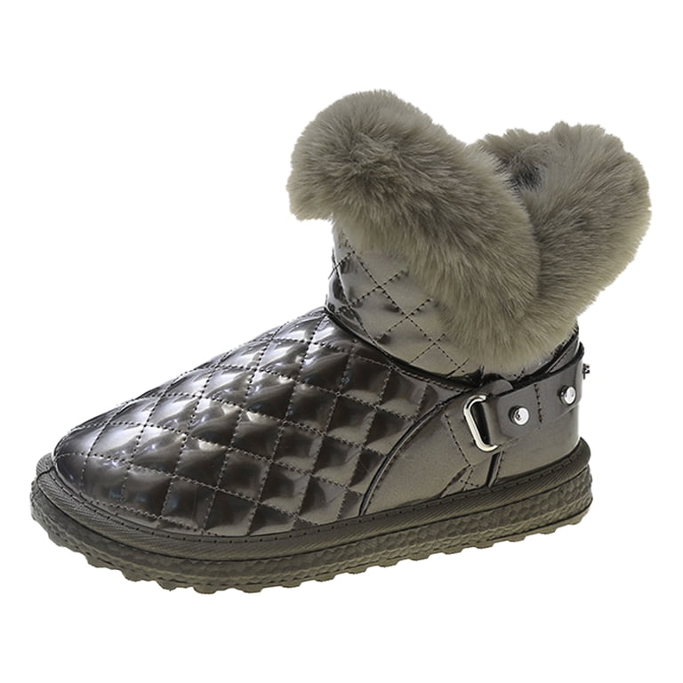 Womens Winter Snow Boots Warm Comfortable Fur Lined  display picture 1