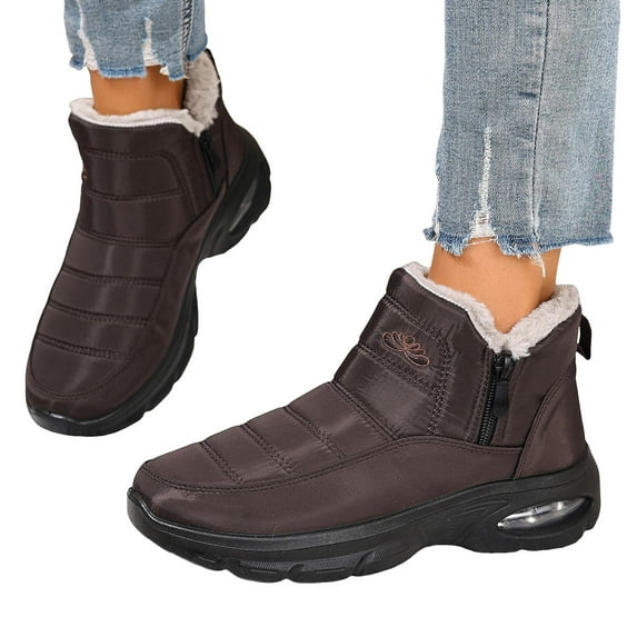 Womens Winter Snow Boots Waterproof Ankle Boots Orthopedic Outdoor Booties Comfortable Shoes for Women
