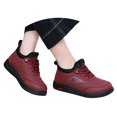 thumbnail image 1 of Womens Winter Snow Boots Wide Toe Box Warm Hiking Non Slip Shoes Fuzzy Lined Lightweight Casual Outdoor Waterproof Booties, 1 of 9
