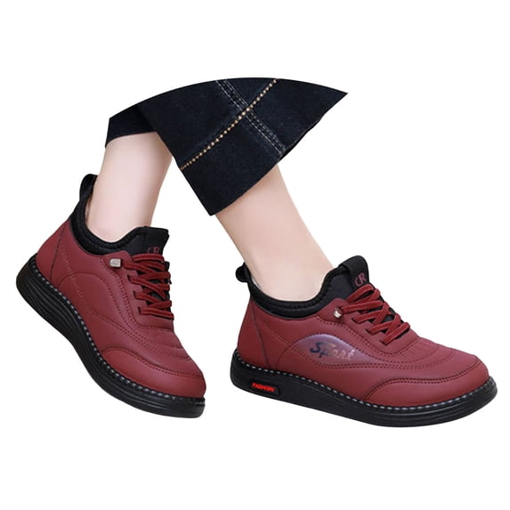 Womens Winter Snow Boots Wide Toe Box Warm Hiking Non Slip Shoes Fuzzy Lined Lightweight Casual Outdoor Waterproof Booties